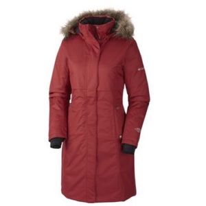 $300 Columbia apres arson down coat women size small